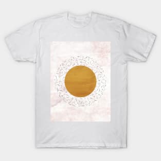 Abstract mustard circle T-Shirt